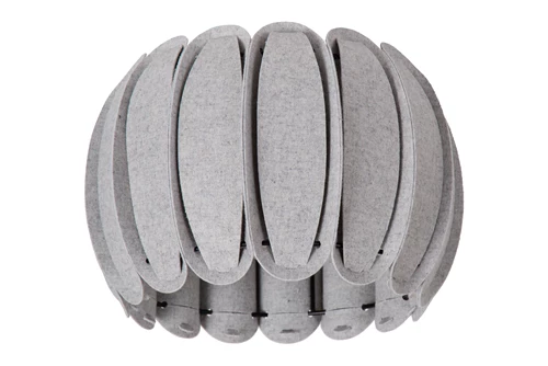 Lucide SPENCER - Flush ceiling light - Ø 30 cm - 1xE27 - Grey - turned off